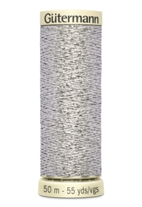 Metallic effekttråd 01 Sølv