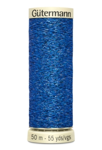 Metallic effekttråd 06 Mørk blå