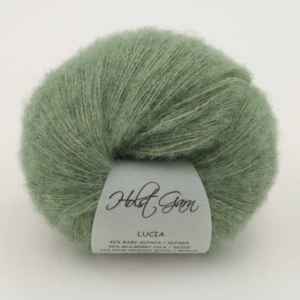 Holst Garn Lucia Alpaca/Silke/Uld/Yak 08 Misty Green
