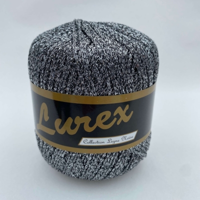 Lurex Glimmergarn 19 Grå