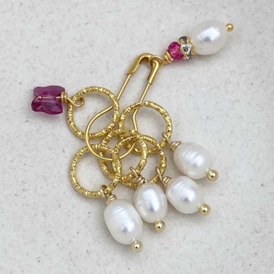 Raglan markør sæt - Pink swarowski