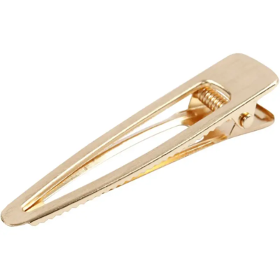 (070) Hairclips gold-plated