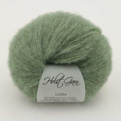 Holst Garn Lucia Alpaca/Silke/Uld/Yak 08 Misty Green