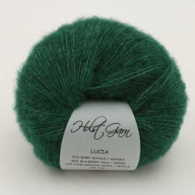 Holst Garn Lucia Alpaca/Silke/Uld/Yak 09 Evergreen