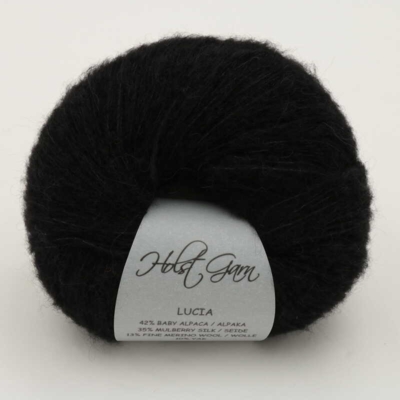 Holst Garn Lucia Alpaca/Silke/Uld/Yak 12 Liquorice