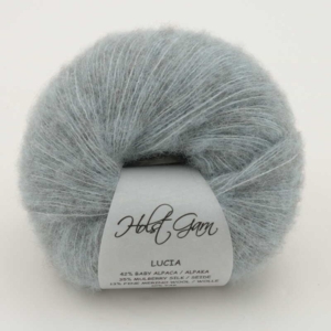 Holst Garn Lucia Alpaca/Silke/Uld/Yak 01 Mistral